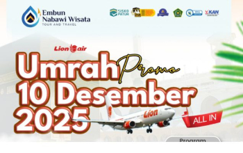 Umrah Promo 10 Desember 2025 – Program 13 Hari