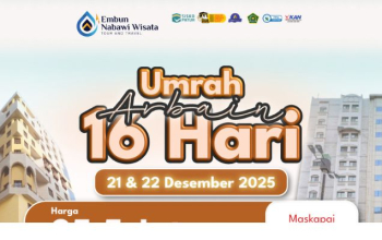 Umrah Arbain 16 Hari – 21 & 22 Desember 2025