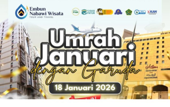 Umrah Januari 18, 2026 – Garuda Indonesia – 33,5 Juta